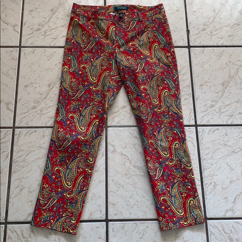 Lauren Ralph Lauren Paisley Pants